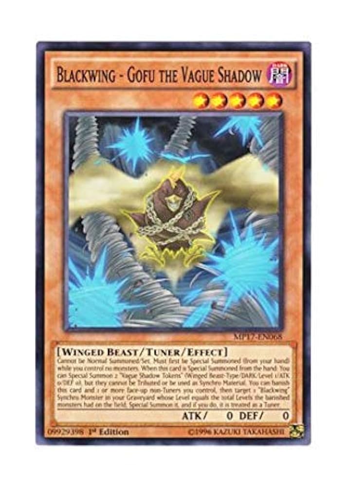 Amazon.co.jp: 遊戯王 英語版 MP17-EN068 Blackwing - Gofu the